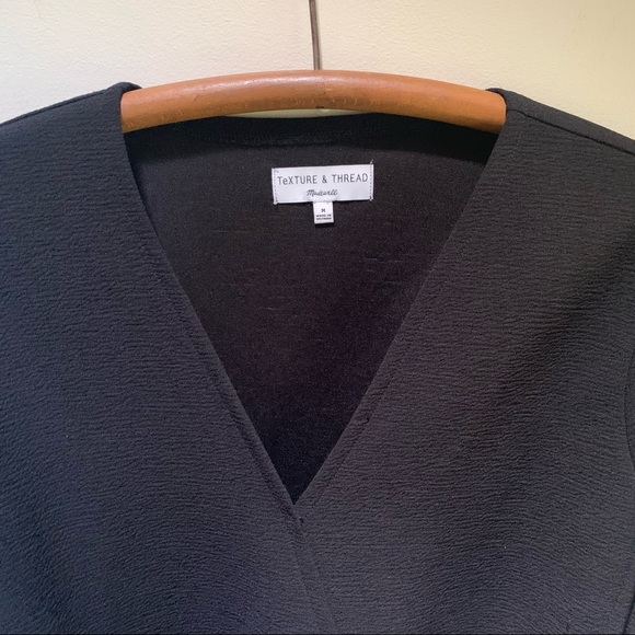 Madewell Texture & Thread ~Crepe Wrap Top - Picture 3 of 10